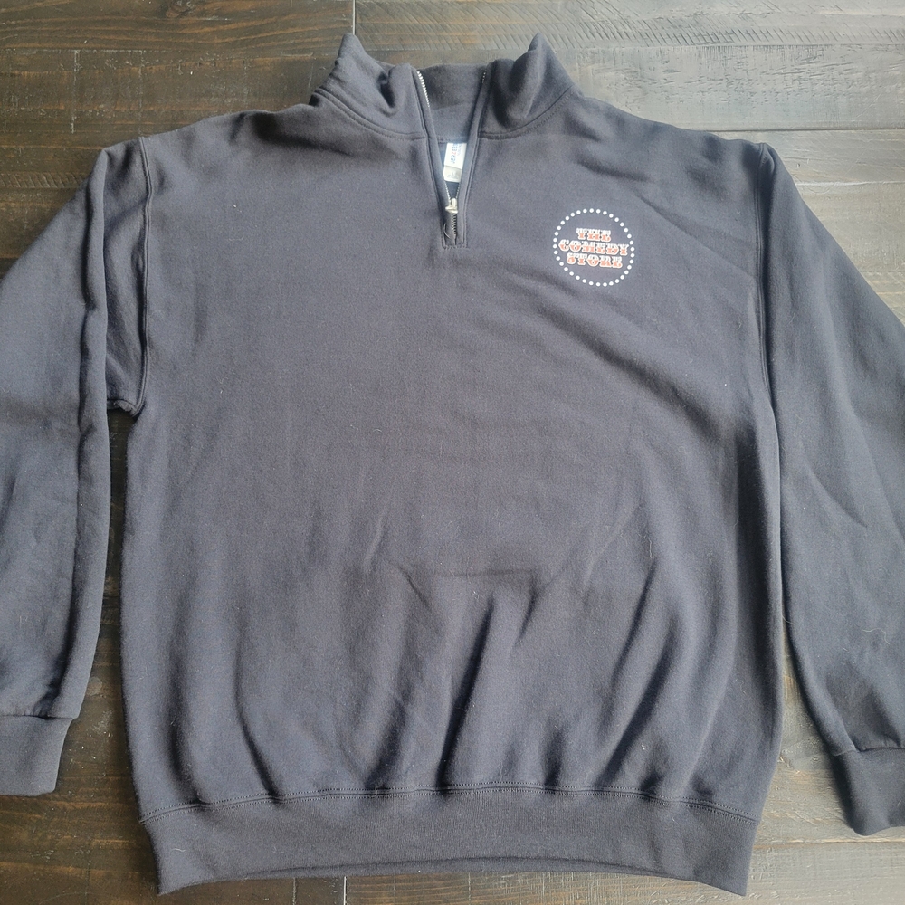 Jerzees Men's Dark Gray Zip-Up Sweater